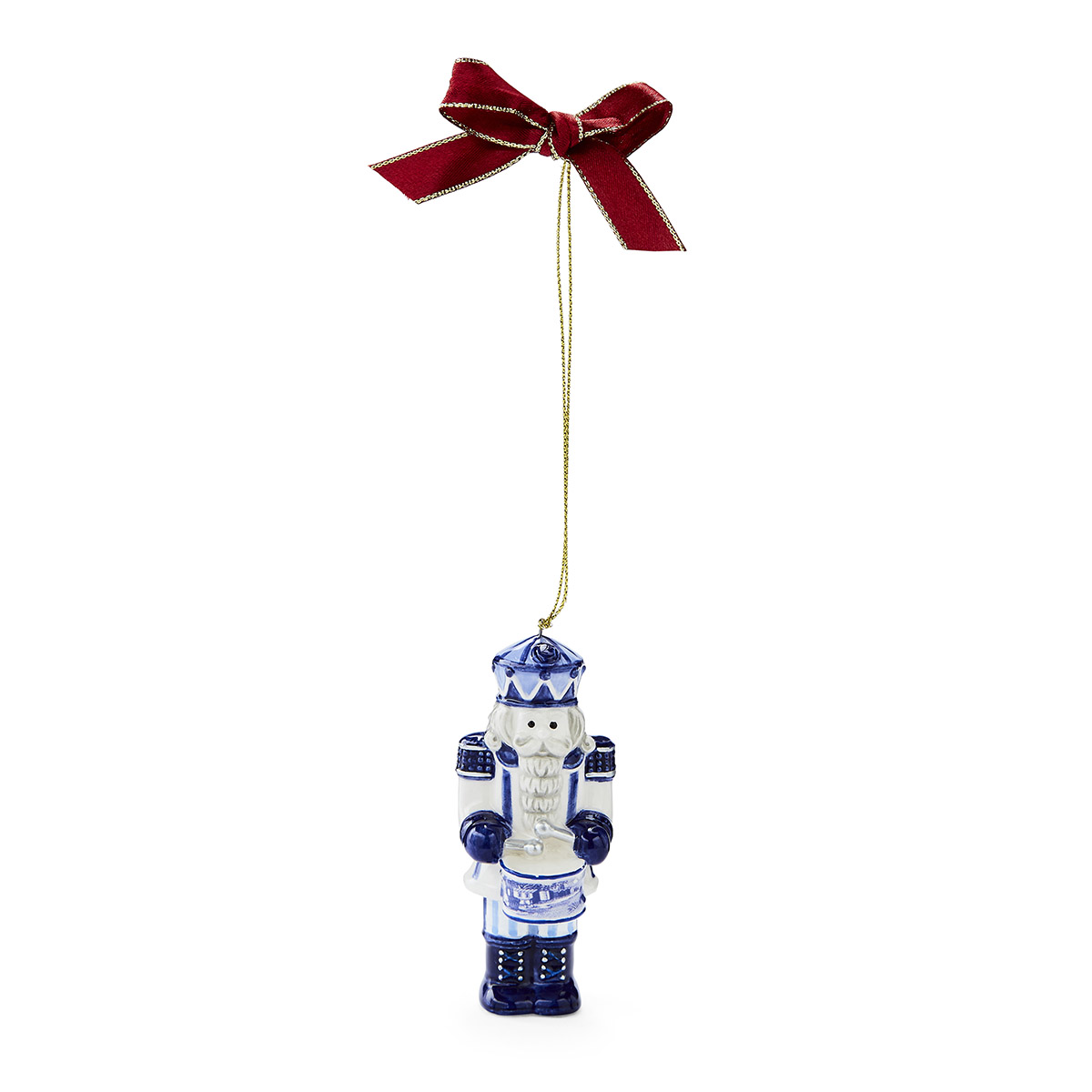 Blue Italian Nutcracker Ornament image number null